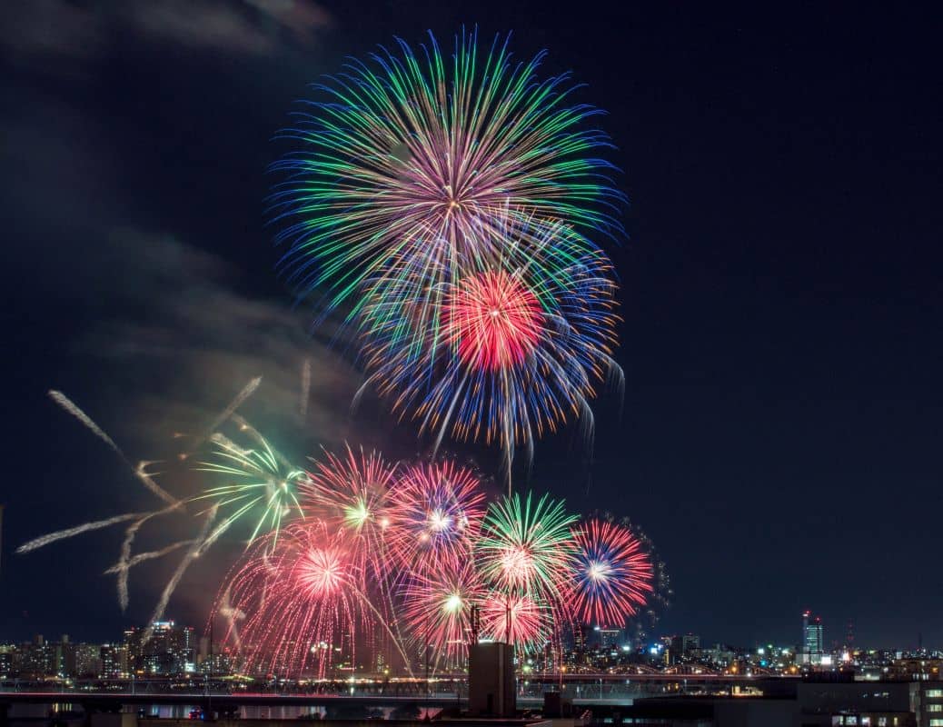 A Japanese Fireworks Fesival Hanabi Matsuri