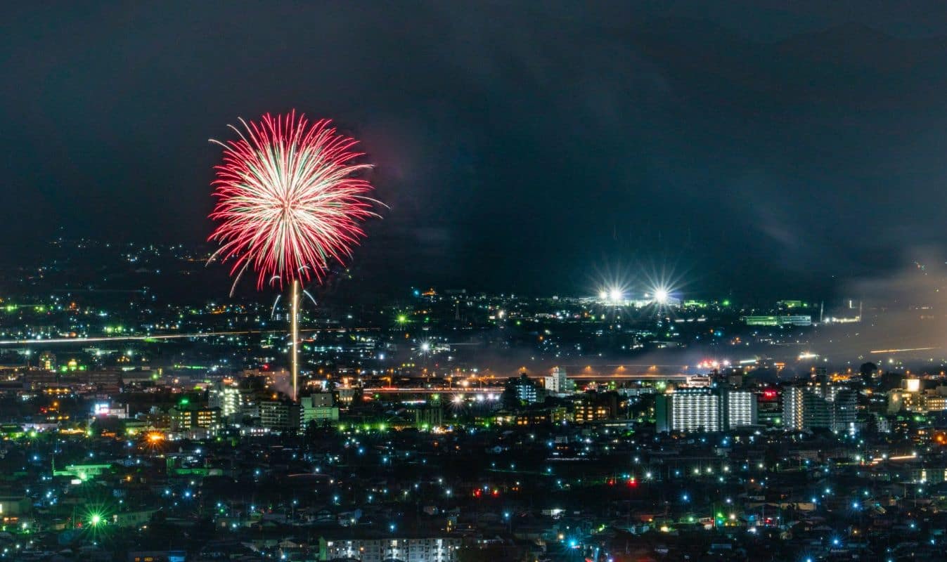 Ishawa Onsen Fireworks Festival
