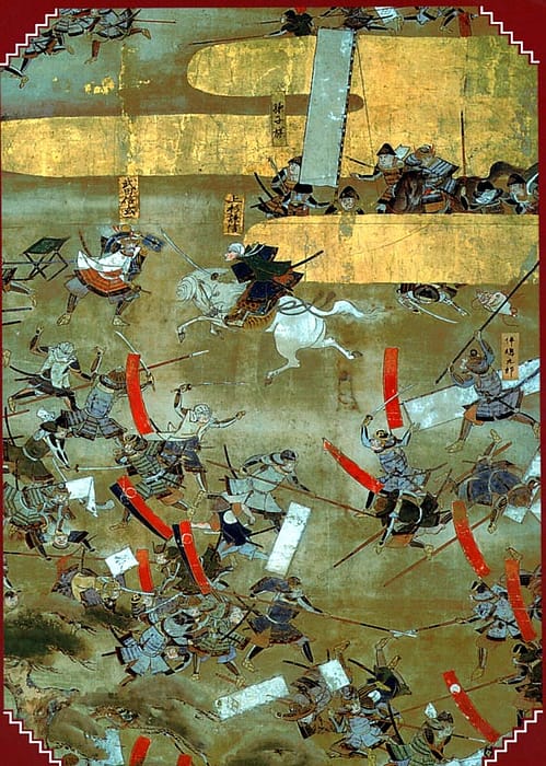 Sengoku period battle