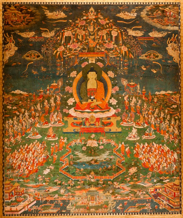 Amitabha in Sukhavati Paradise Tibetan circa San Antonio Museum of Art