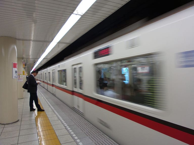 Subway Trains In Tokyo